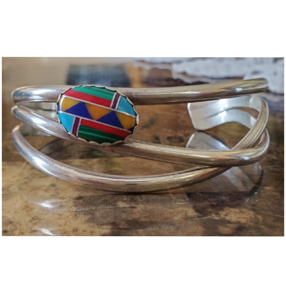 Jewelry - Authentic. Vintage Navajo Signed Cuff Bracelet